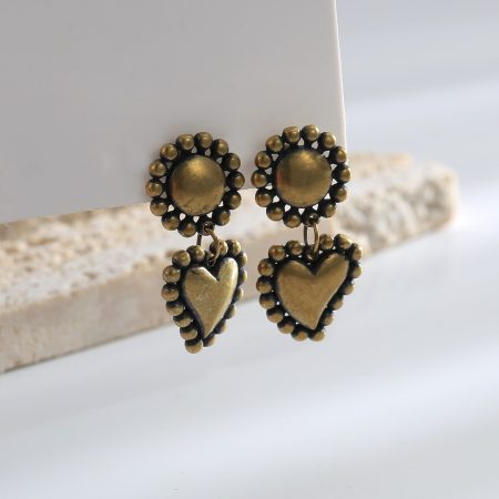 Eco-Friendly Copper Real Gold Plating + Retro Earrings