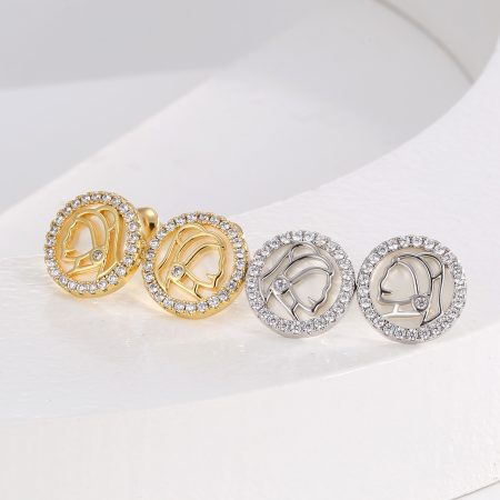 Eco-Friendly Copper Real Gold Plated Earrings