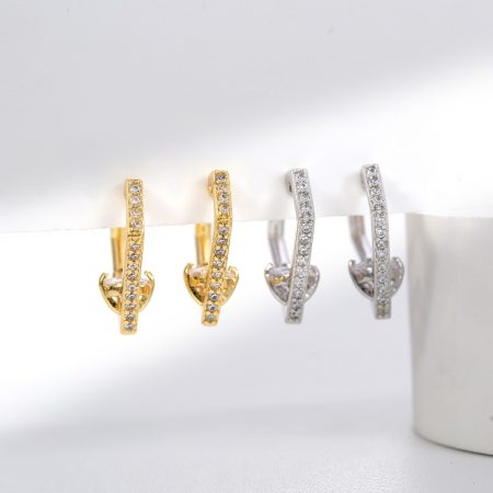 Eco-Friendly Copper Real Gold Plated Earrings