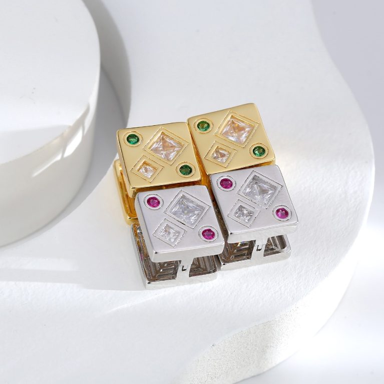 Eco-Friendly Copper Real Gold Plated Earrings