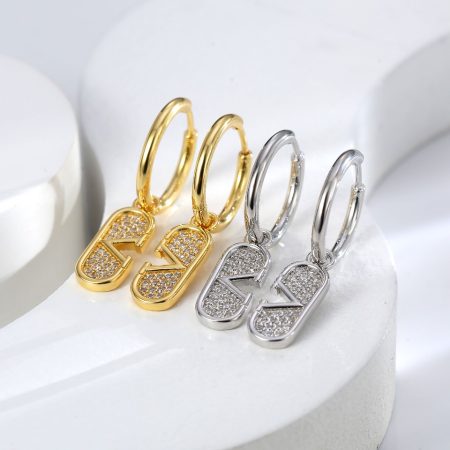 Eco-Friendly Copper Gold-Plated Earrings