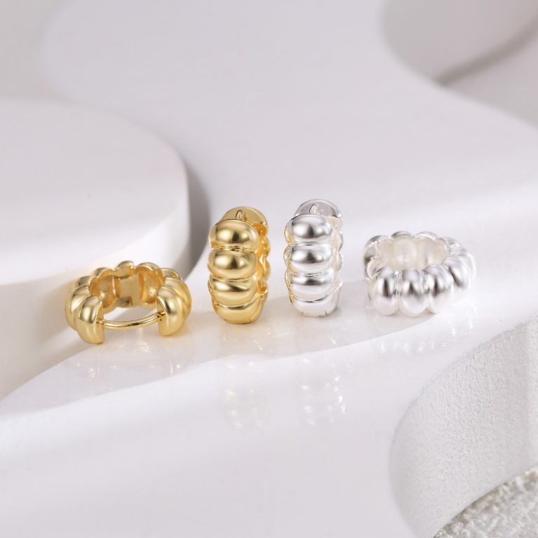 Eco-Friendly Copper Real Gold Plated Earrings