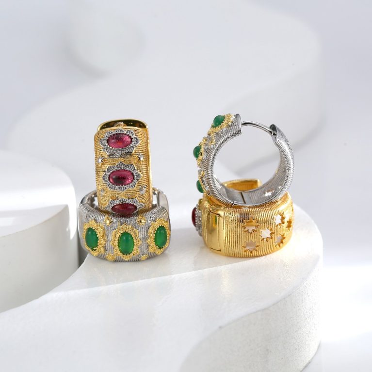 Eco-Friendly Copper Gold Plated Ear Jewelry