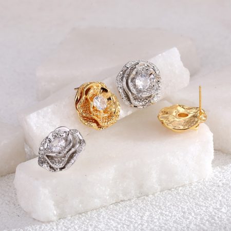 Eco-Friendly Gold-Plated Copper Earrings