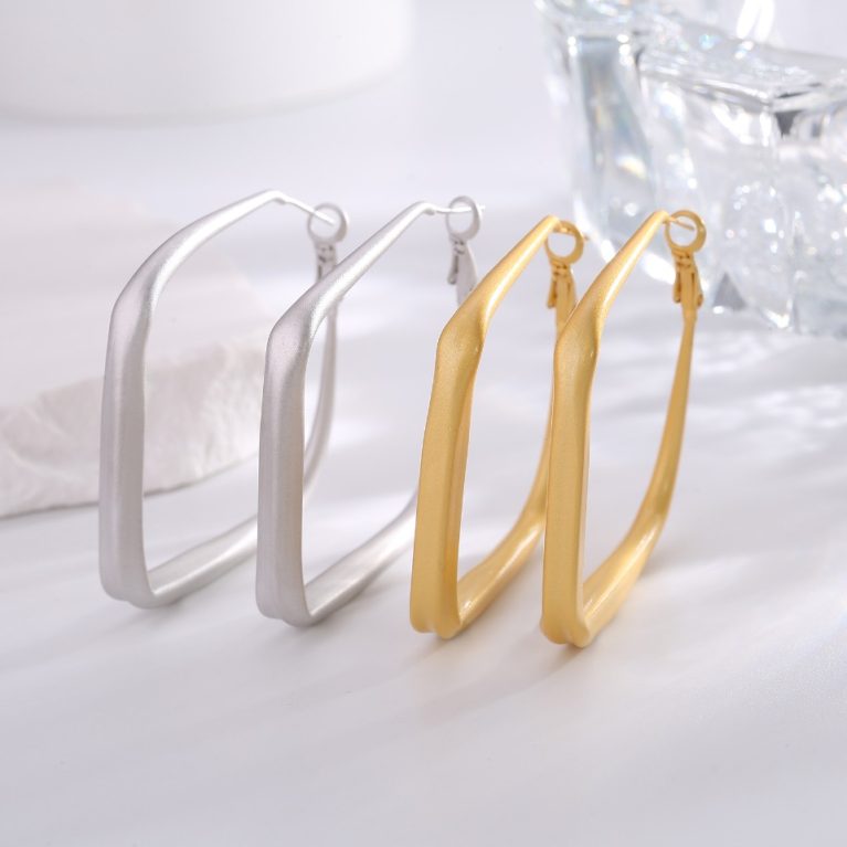 Eco-Friendly Copper Real Gold Plated Earrings