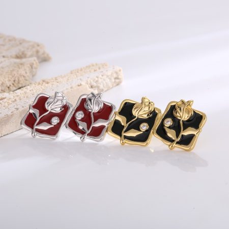 Eco-Friendly Copper Gold-Plated Earrings