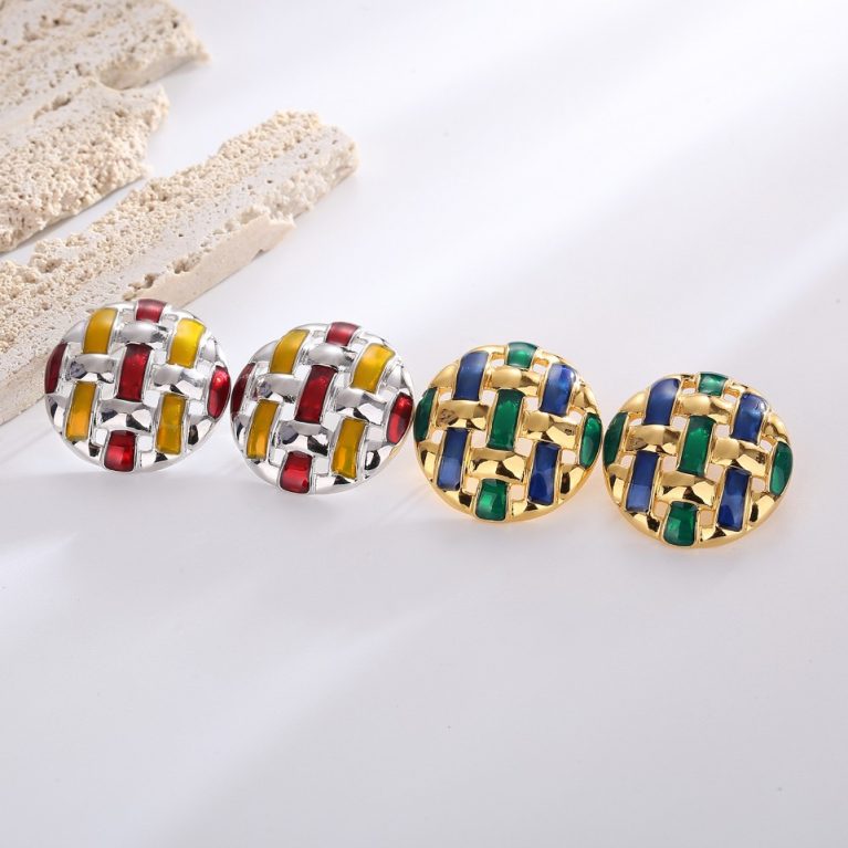 Eco-Friendly Copper & Real Gold Plated Luxury-Inspired Earrings