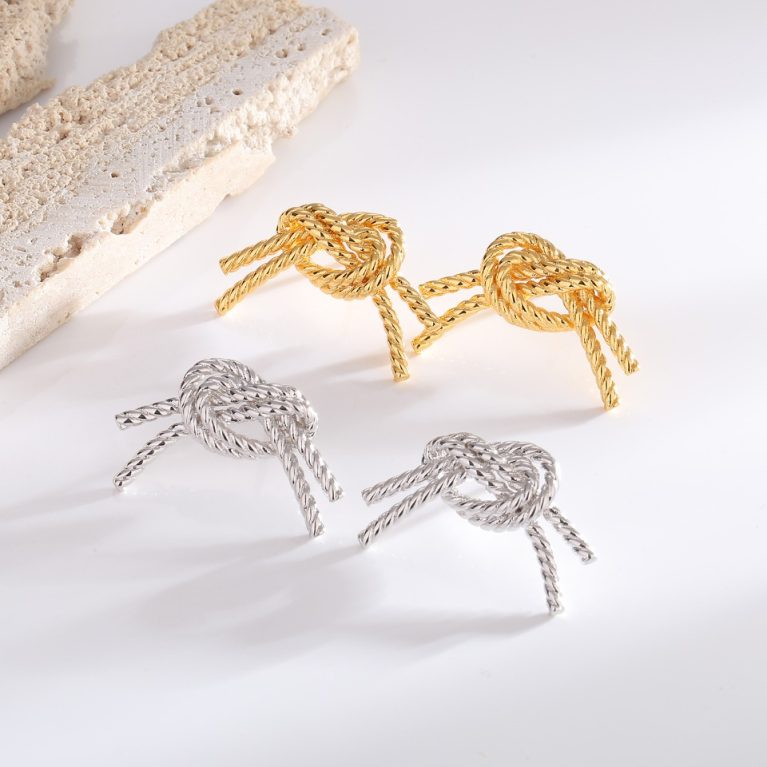 Eco-Friendly Gold-Plated Copper Earrings