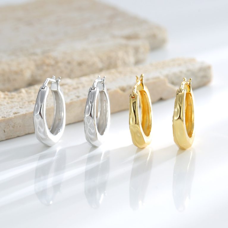 🔥 Hot-selling Bestseller Eco-friendly Copper Real Gold Plated Earrings (Small & Large Sizes)