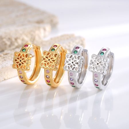 Eco-Friendly Copper Gold-Plated Earrings