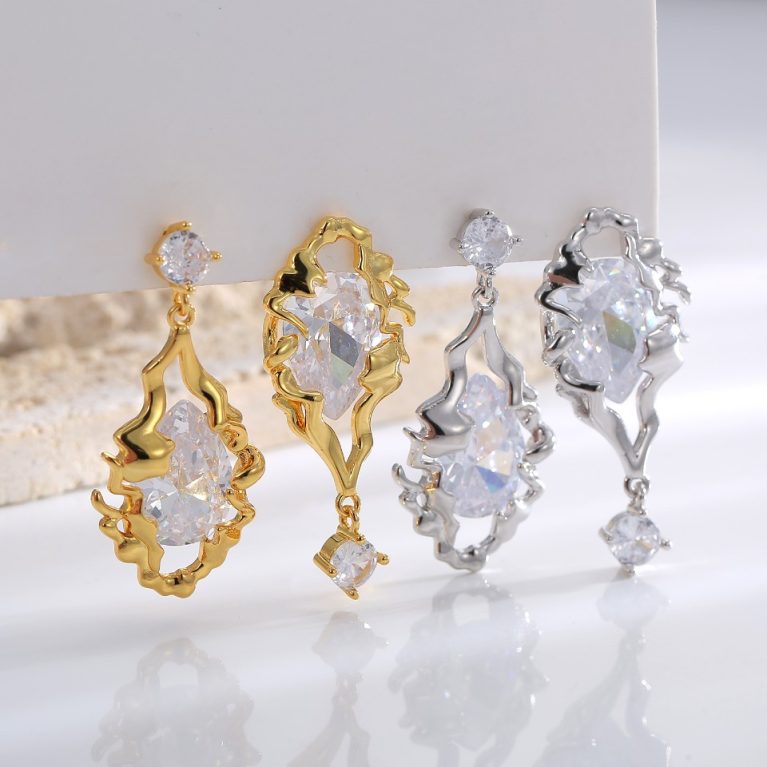 Eco-Friendly Gold-Plated Copper Earrings