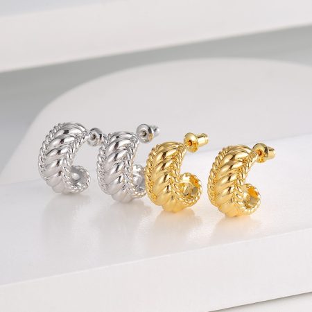 Eco-Friendly Copper Real Gold Plated Earrings