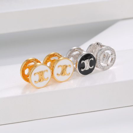 Eco-Friendly Copper Real Gold Plated Luxury-Style Earrings