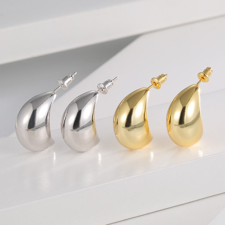 Eco-Friendly Copper Genuine Gold Plated + Minimalist Earrings