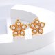 Eco-Friendly Copper Real Gold Plated Earrings