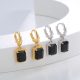 Elegant Luxury Style Earrings with Eco-friendly Copper and Real Gold Plating