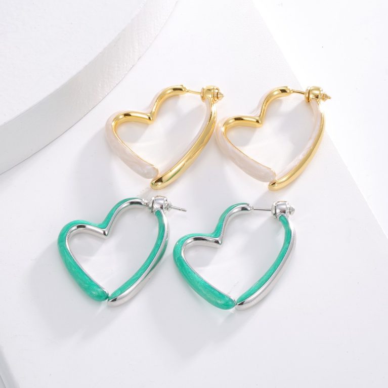 Eco-Friendly Gold-Plated Copper Earrings