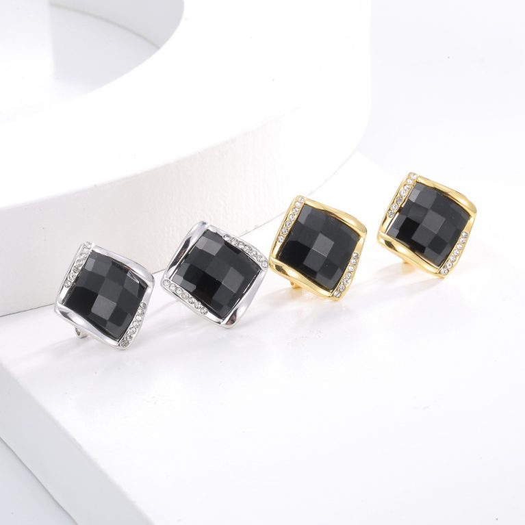 Eco-Friendly Copper with Real Gold Plating Retro-Style Earrings