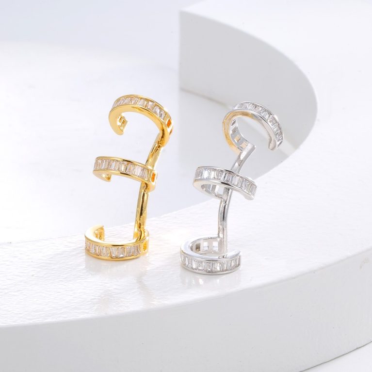 Eco-Friendly Copper Real Gold Plated Ear Clip