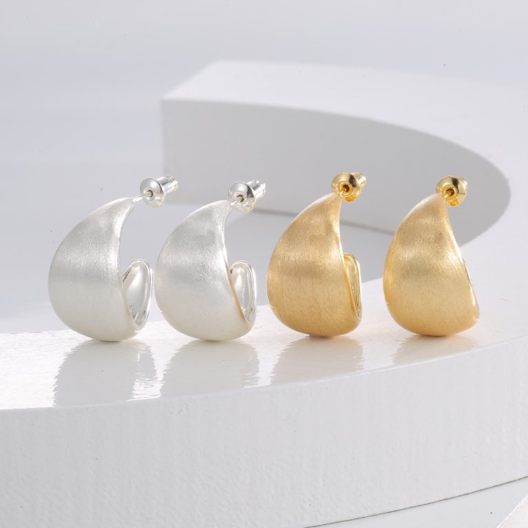 Hot Selling Bestseller Eco-Friendly Copper Real Gold Plated Earrings