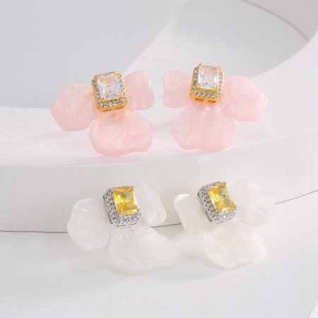 Eco-Friendly Copper with Genuine Gold Plating Earrings