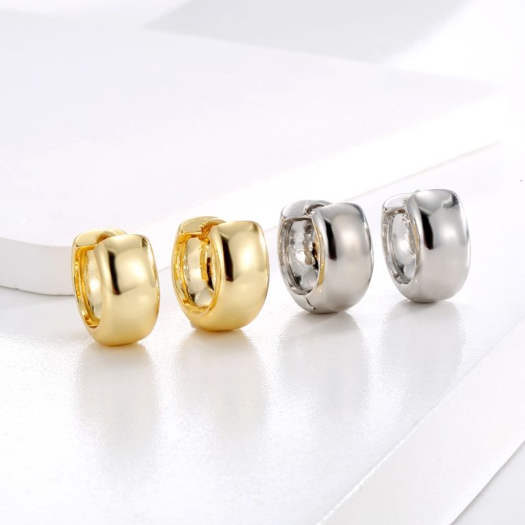 Eco-Friendly Copper Genuine Gold Plating + Metallic Style Ear Hook