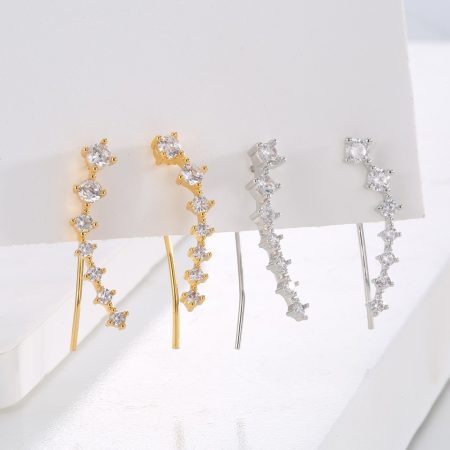 Eco-Friendly Copper Earrings with Real Gold Plating