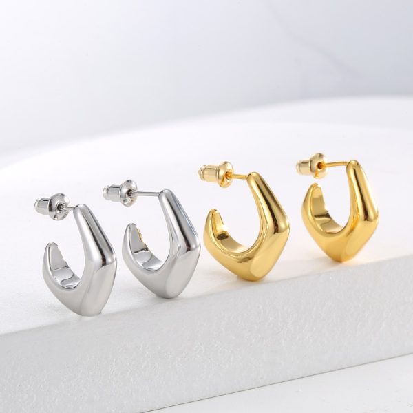 🔥 Hot-selling Eco-friendly Copper Real Gold Plated Ear Jewelry