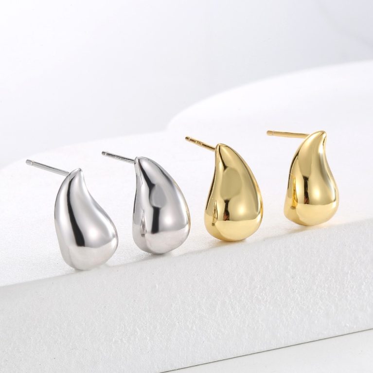 Eco-friendly Copper Real Gold Plated Earrings