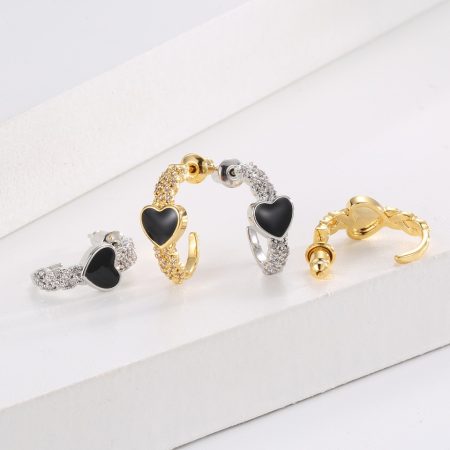 Eco-friendly Copper Real Gold-plated Earrings