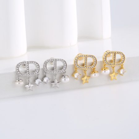 Eco-friendly Copper Earrings with Real Gold Plating