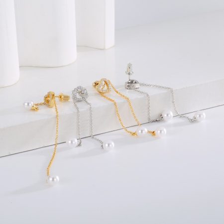 Eco-Friendly Copper Genuine Gold-Plated Earrings