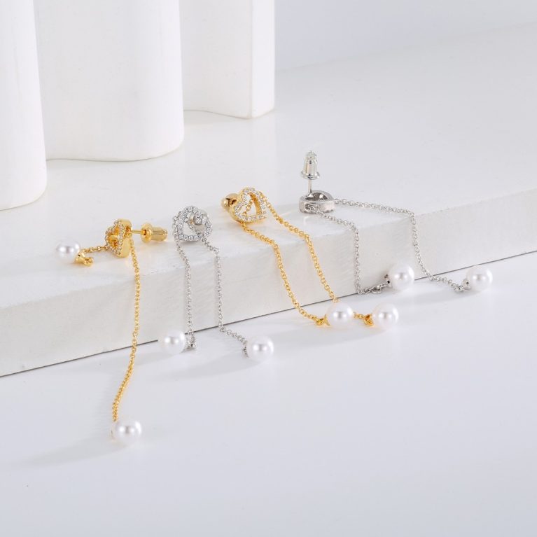 Eco-Friendly Copper Genuine Gold-Plated Earrings