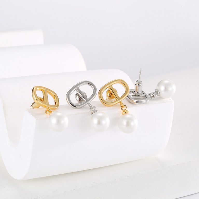 Eco-Friendly Copper Gold-Plated Earrings