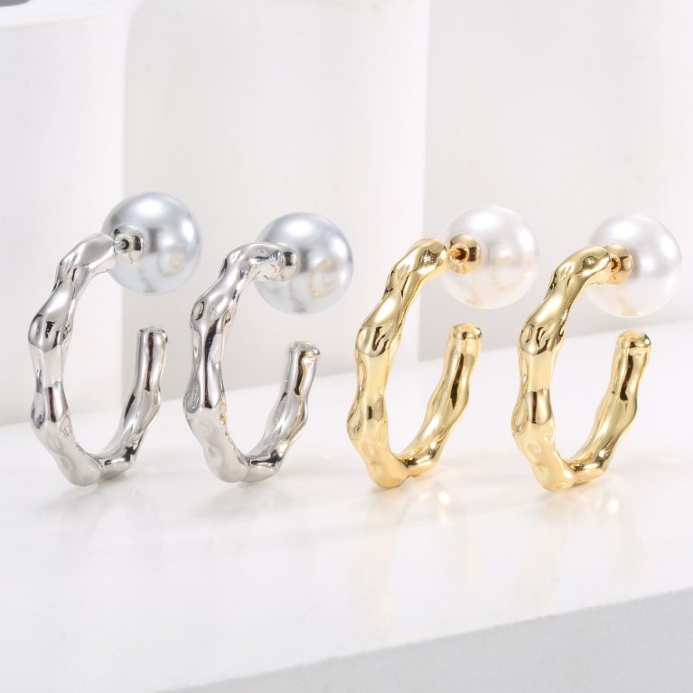 Eco-Friendly Copper Real Gold Plated Earrings