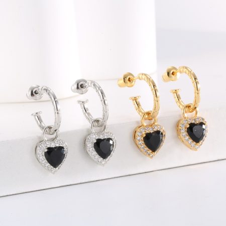 Eco-Friendly Copper Earrings with Genuine Gold Plating