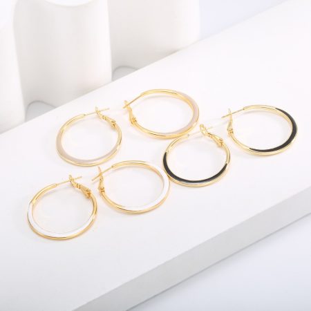 Eco-friendly Copper Real Gold Plated Earrings