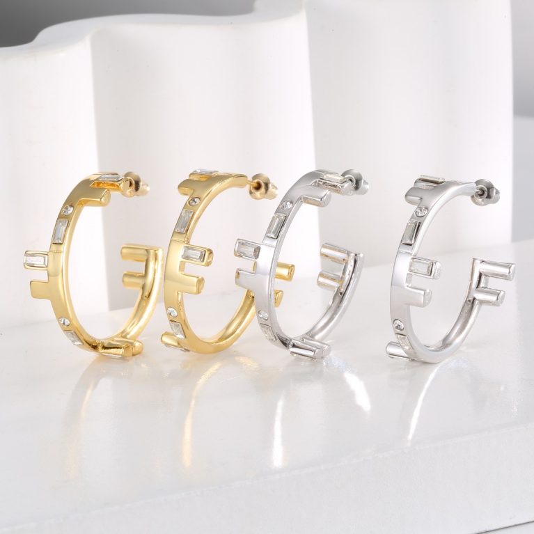 Eco-Friendly Copper Earrings with Real Gold Plating