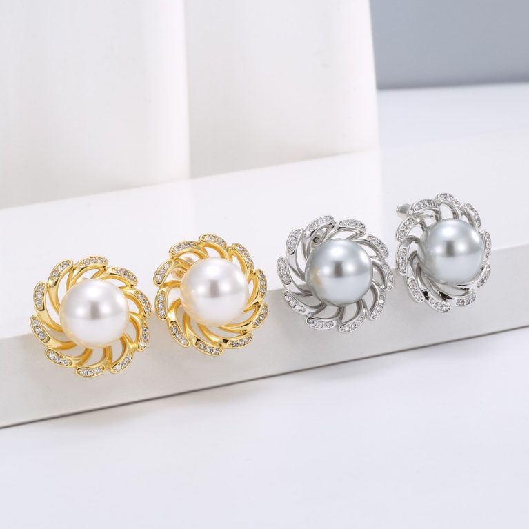 Eco-Friendly Copper Real Gold Plated Earrings