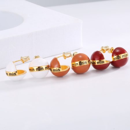 Eco-Friendly Copper Earrings with Real Gold Plating and Luxury Design