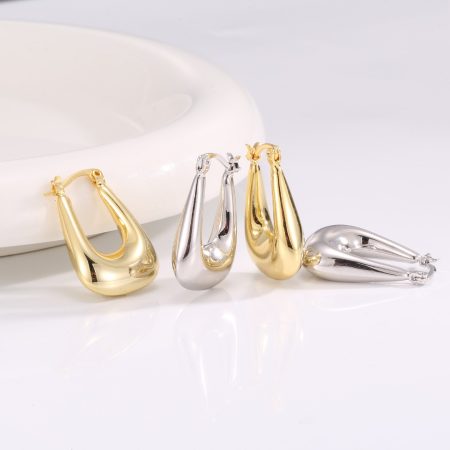 Eco-Friendly Copper Gold-Plated Minimalist Ear Hook