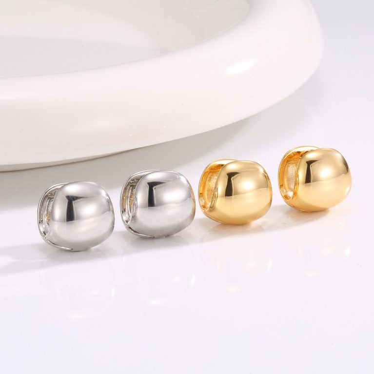 Eco-friendly Copper Real Gold Plated + Minimalist Ear Hooks