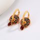 China-Inspired Trendy Earrings with Eco-Friendly Copper and Real Gold Plating
