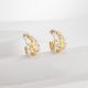 Eco-Copper Real Gold Plated Luxury Brand Style Earrings