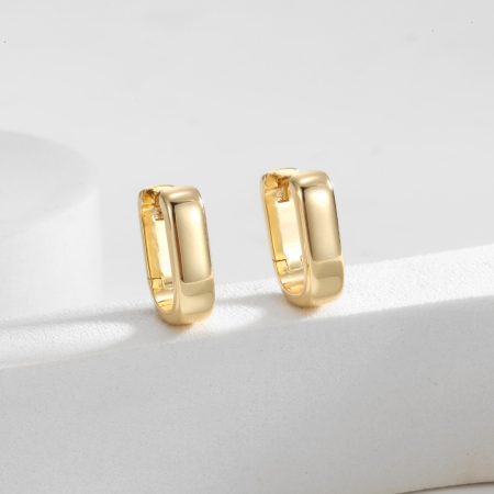 Eco-Friendly Copper Real Gold Plated Minimalist Ear Cuffs