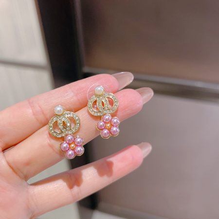 Eco-Friendly Copper Real Gold Plated Light Luxury Pearl Earrings