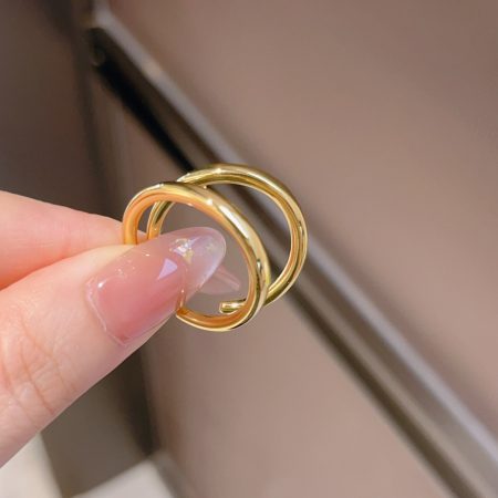 Best-Selling Eco-Friendly Copper Real Gold Plated Minimalist Earrings