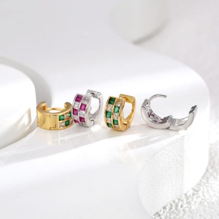 Eco-Friendly Copper Genuine Gold Plated Earrings