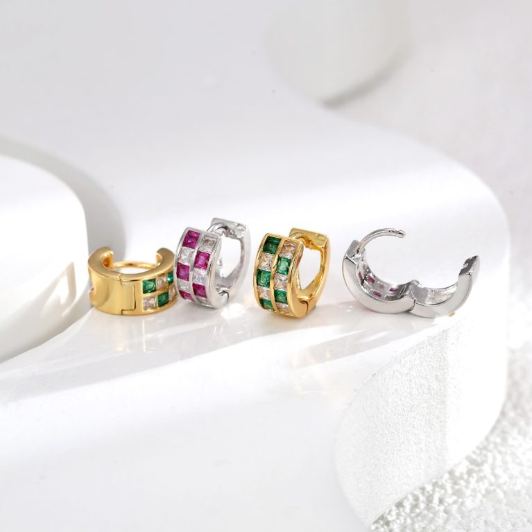 Eco-Friendly Copper Genuine Gold Plated Earrings