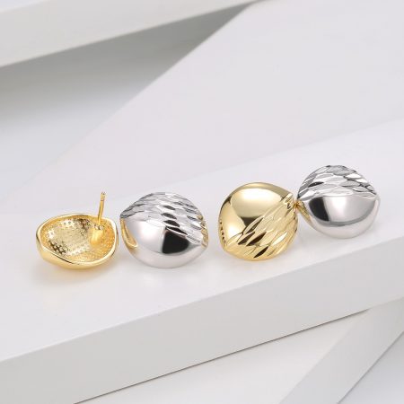 Eco-Friendly Copper Real Gold Plated Earrings